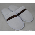 Slipper de toalla Terry Hotel de alto grado con cinta